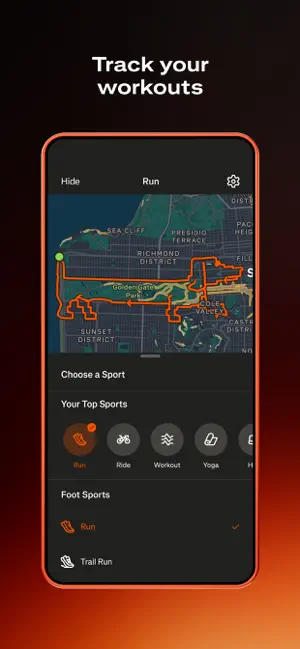 ‎Strava: Run, Bike, Walk App screenshot 1