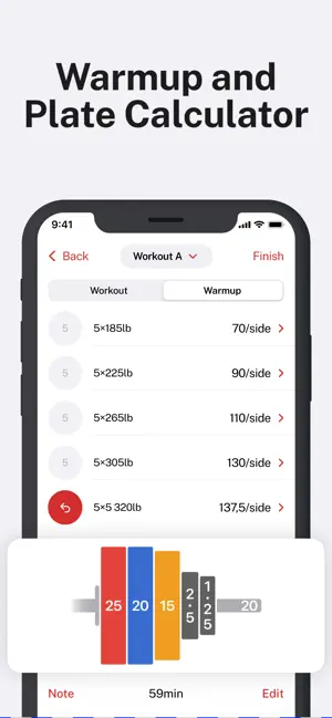 ‎StrongLifts Weight Lifting Log App screenshot 1