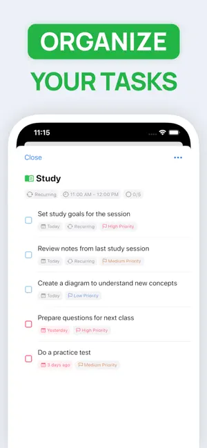 ‎SuperPlanner: Daily Planner App screenshot 1