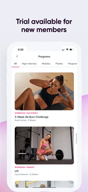 ‎Sweat: Fitness App For Women App screenshot 1