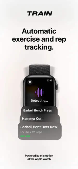 ‎Train Fitness Workout Tracker App screenshot 1