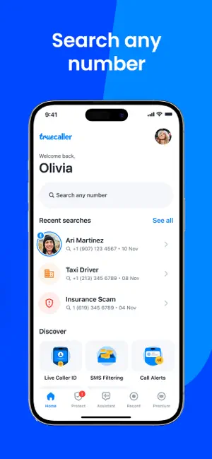 ‎Truecaller: Premium Caller ID App screenshot 1