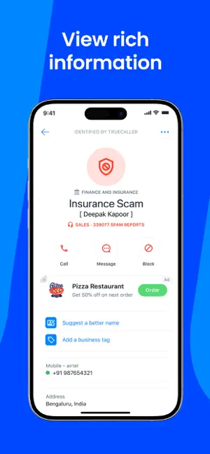 ‎Truecaller: Premium Caller ID App screenshot 1