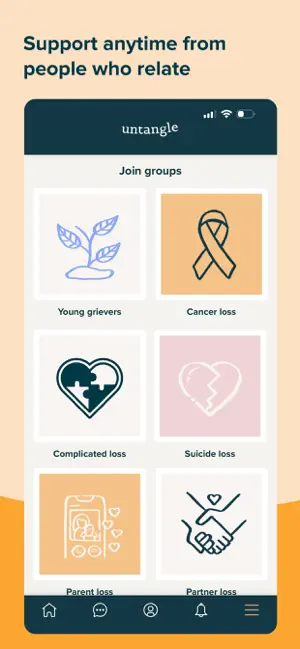 ‎Untangle: Grief Support App screenshot 1