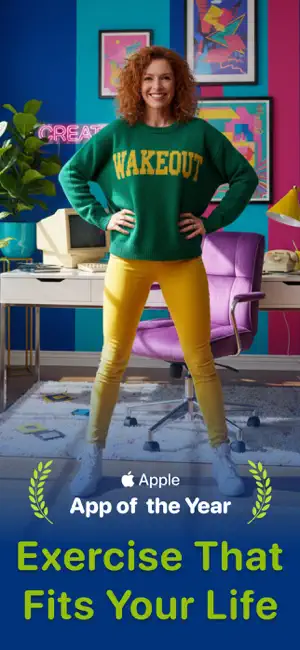 ‎Wakeout! 1-Min Moves Anywhere App screenshot 1