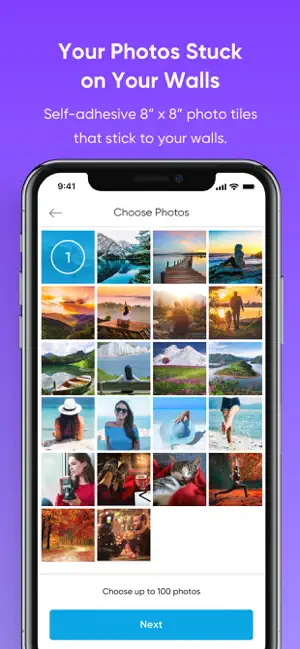‎Wallpics™ — Sticky Photo Tiles App screenshot 1