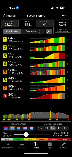 ‎WorkOutDoors App screenshot 1