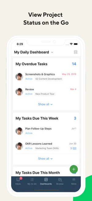 ‎Wrike: Where Work Flows App screenshot 1