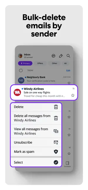 ‎Yahoo Mail App screenshot 1