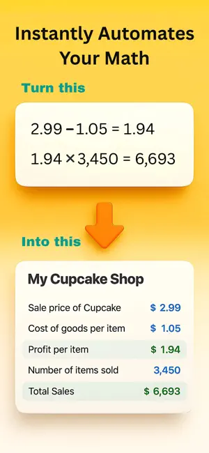 ‎Zolvy – Pocket Spreadsheet App screenshot 1