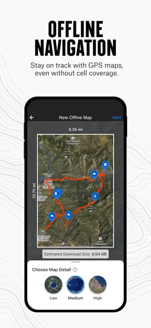 ‎onX Backcountry: Trail GPS App App screenshot 1