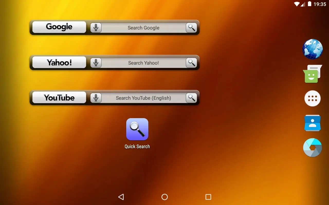 Quick Search Widget screenshot 1