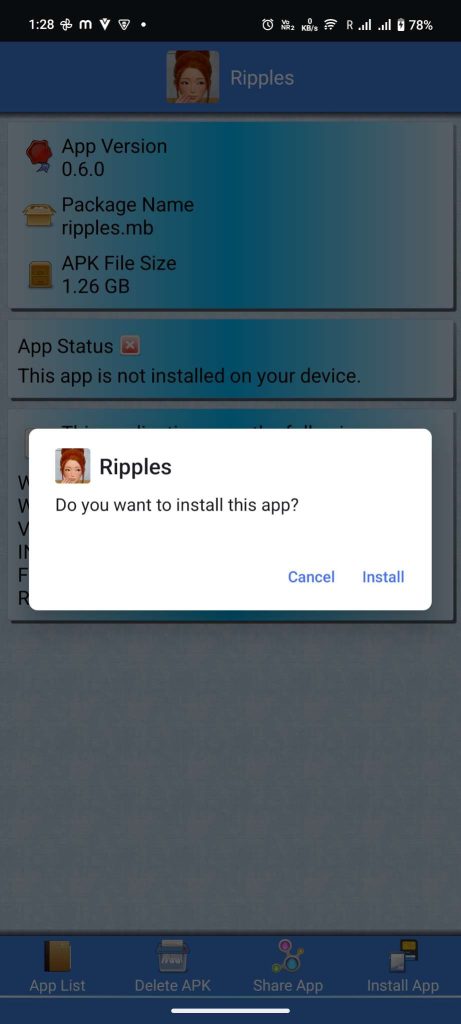 install Ripples APK