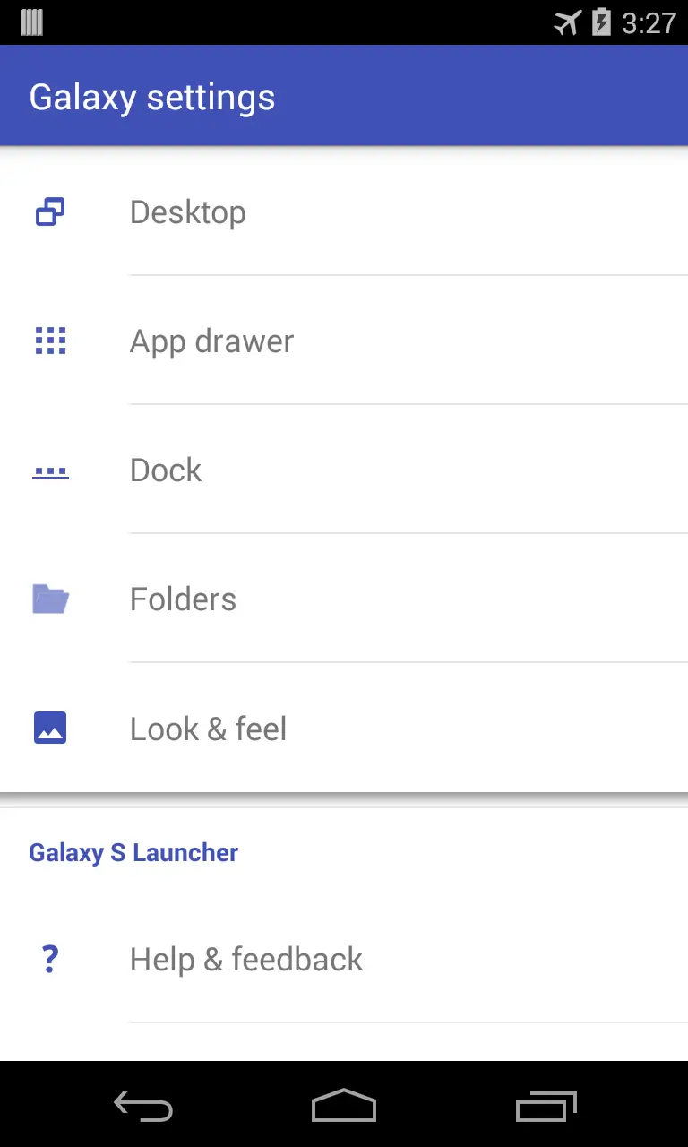 Samsung TouchWiz Home screenshot 1