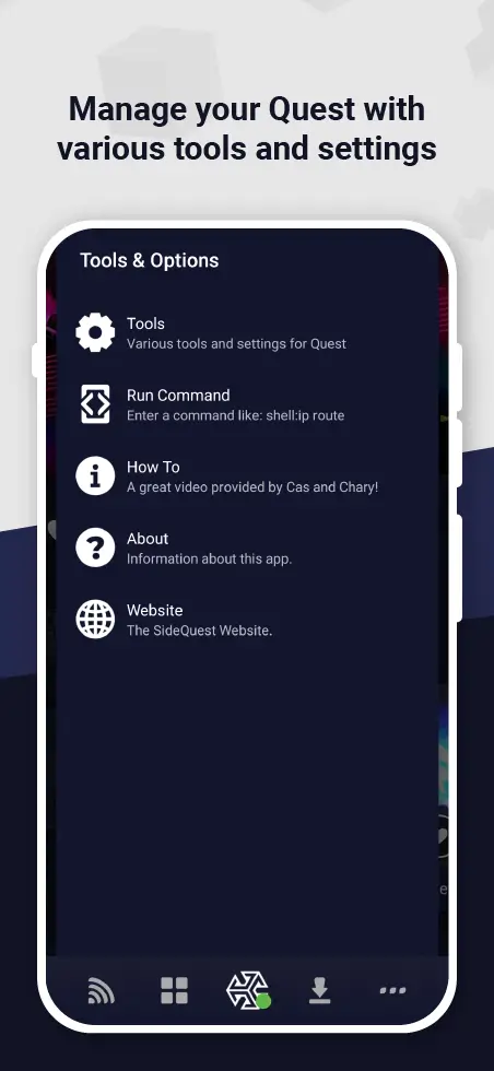 SideQuest screenshot 1