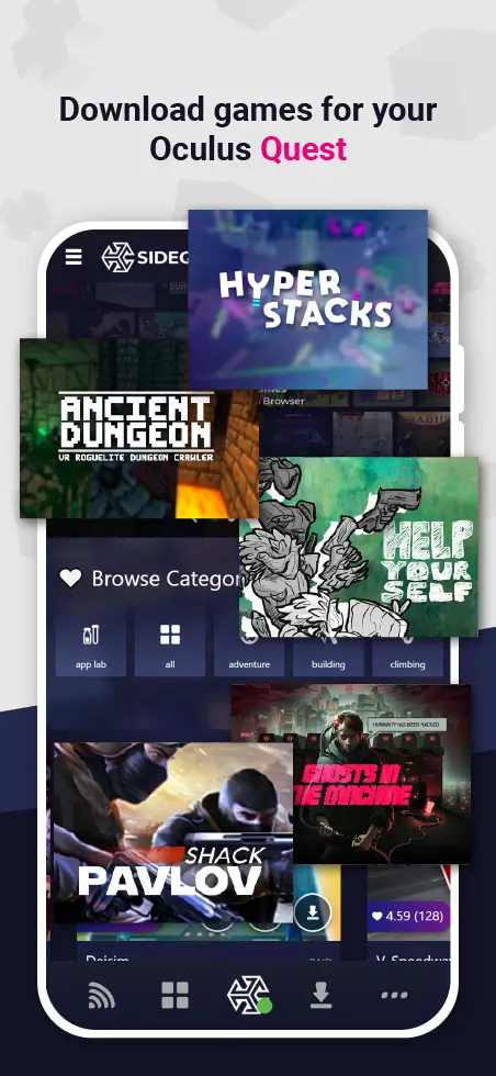 SideQuest screenshot 1