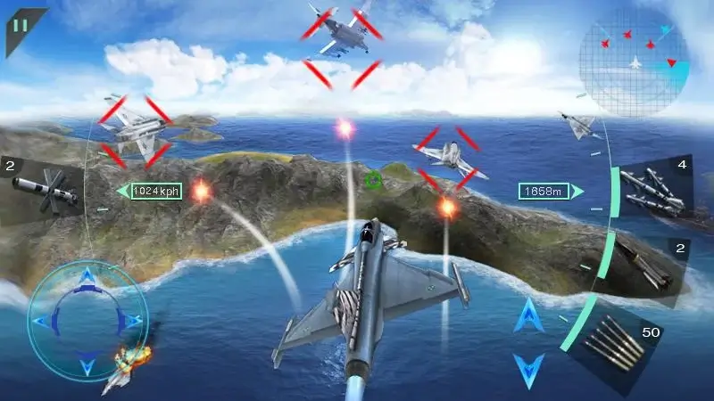 Sky Fighters 3D screenshot 1