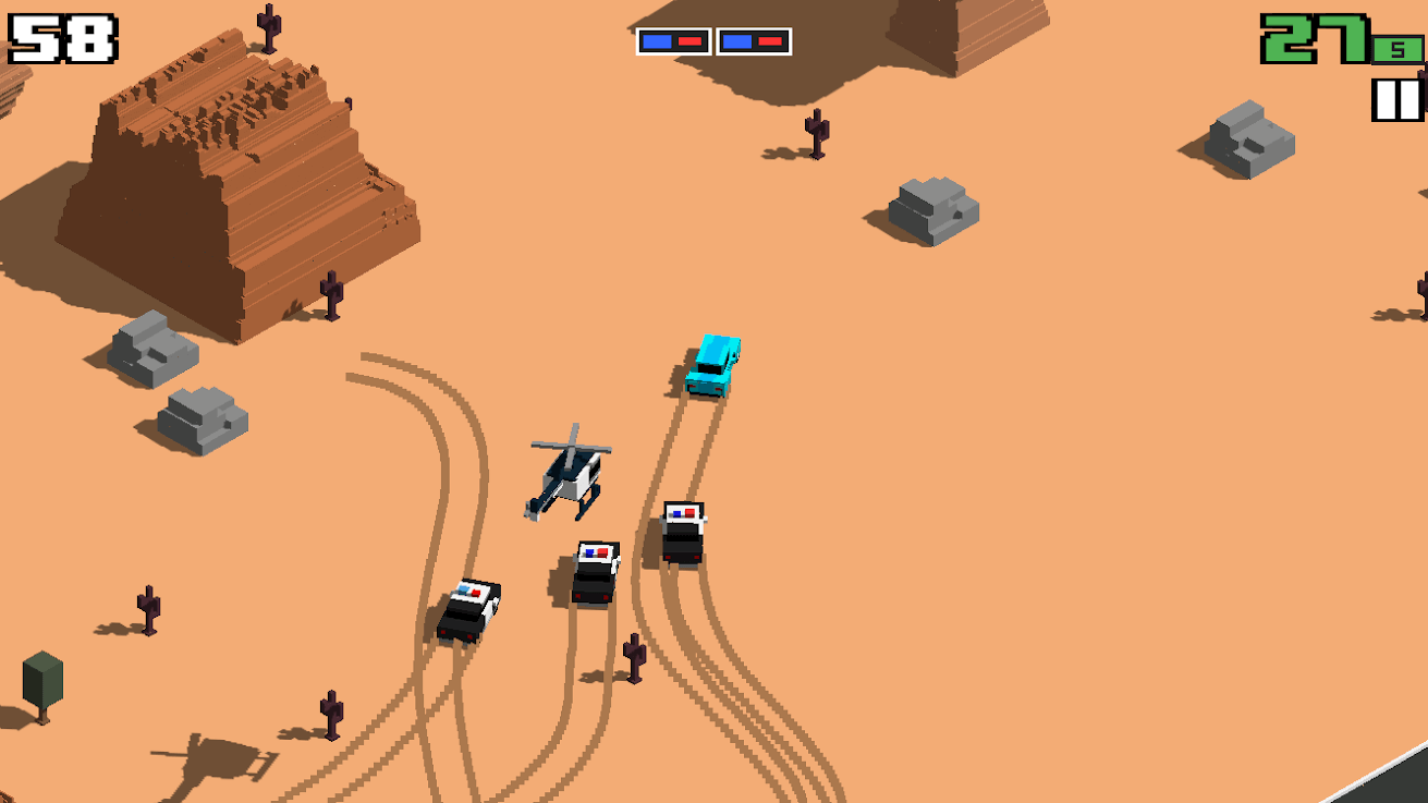 Smashy Road: Wanted screenshot 1