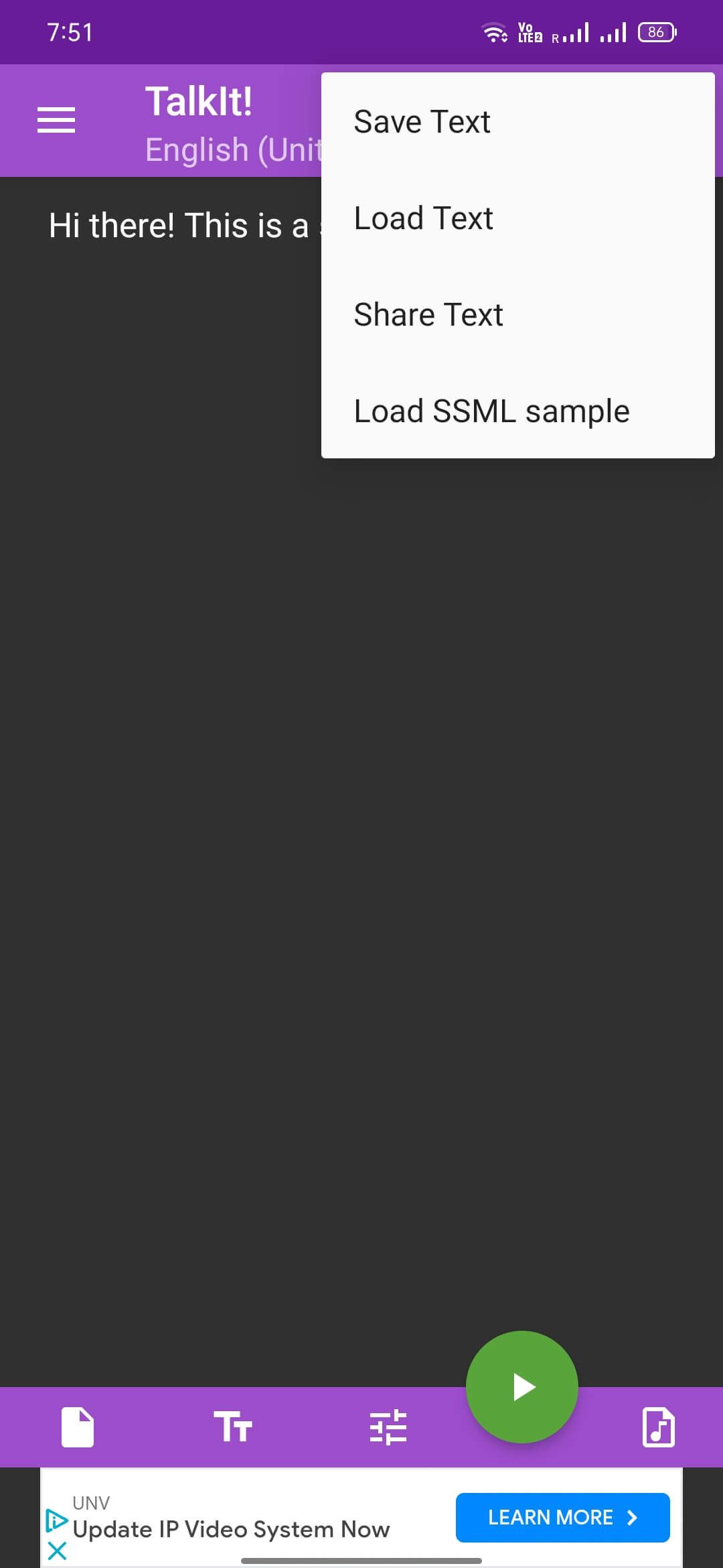 Talk It! screenshot 1