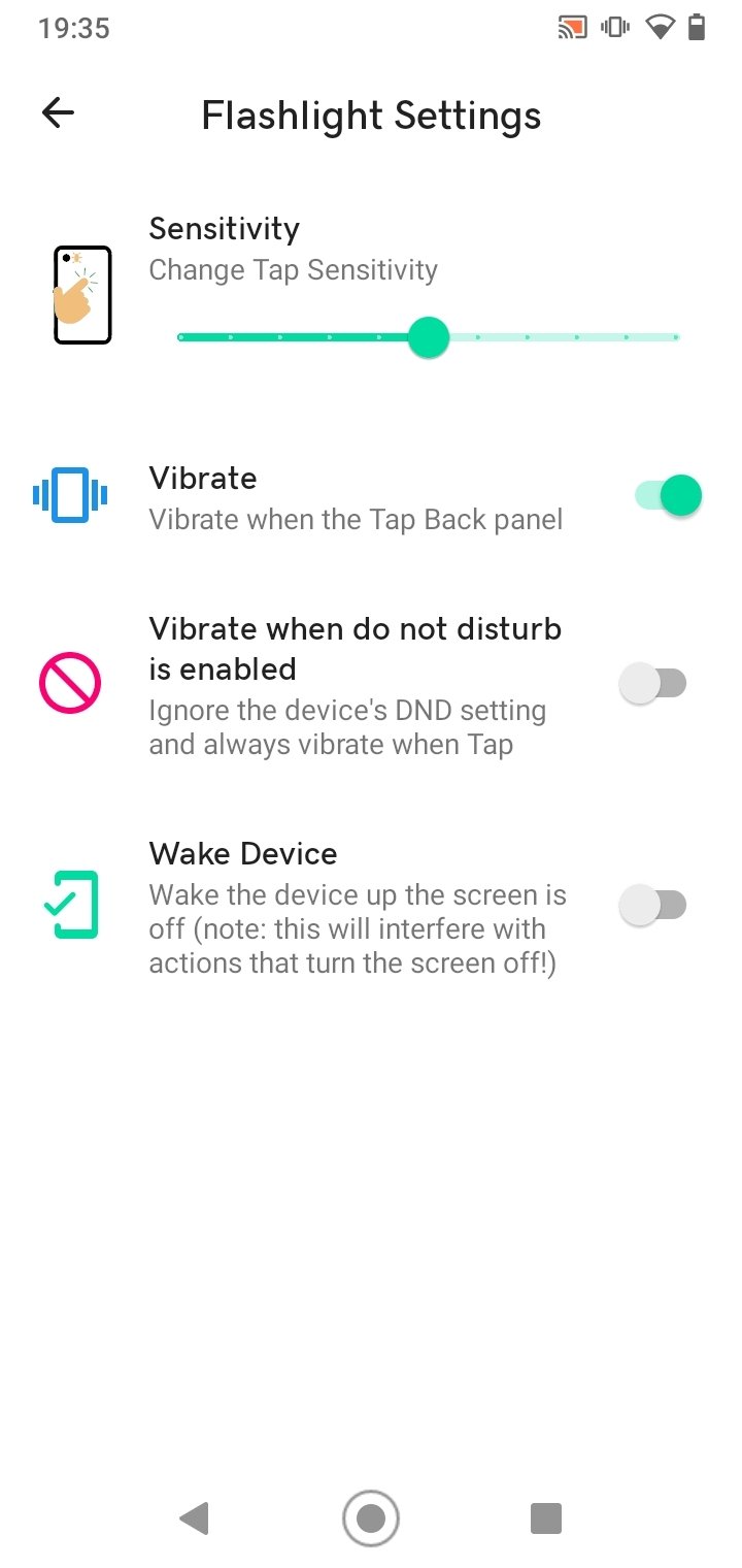 Tap Tap Flashlight screenshot 1