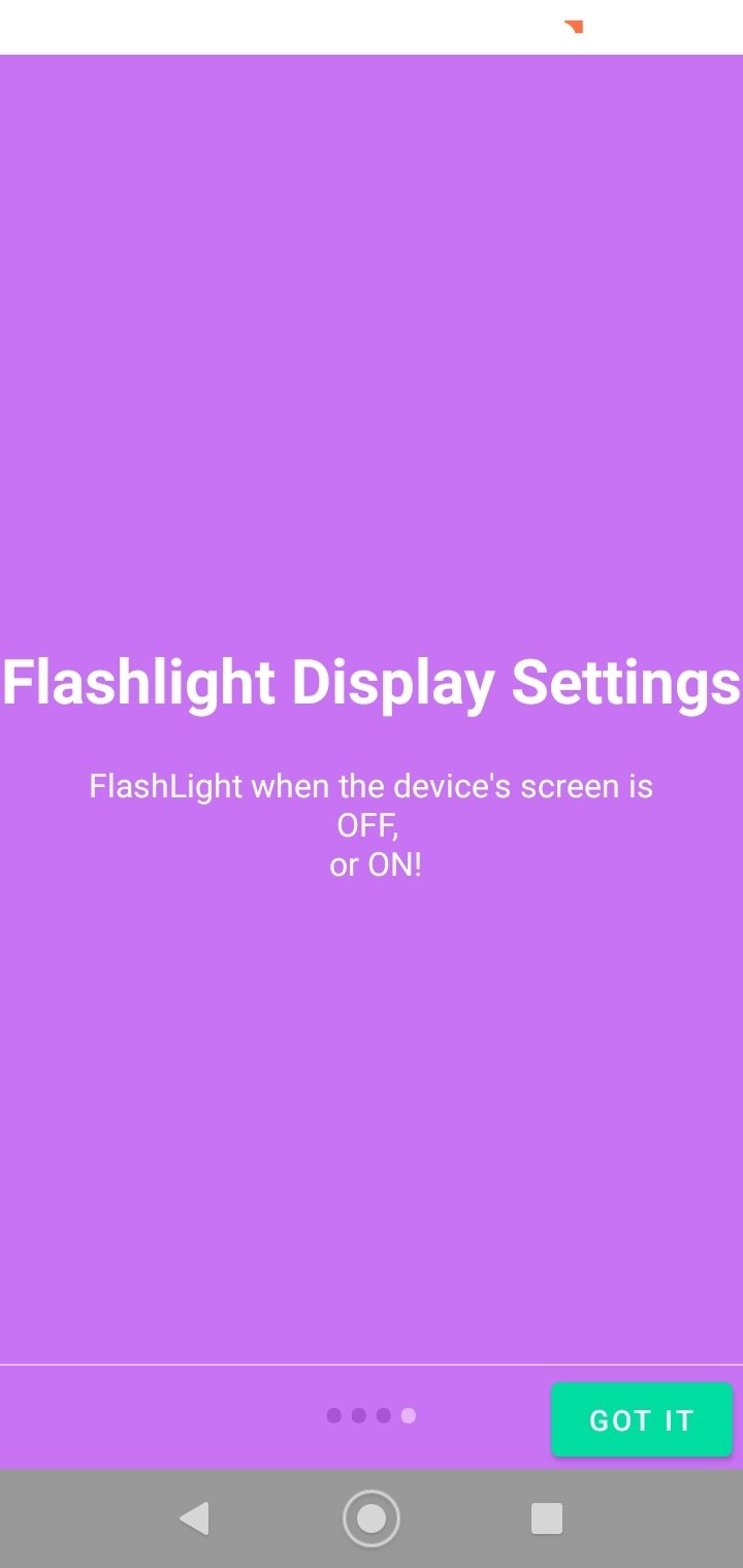 Tap Tap Flashlight screenshot 1