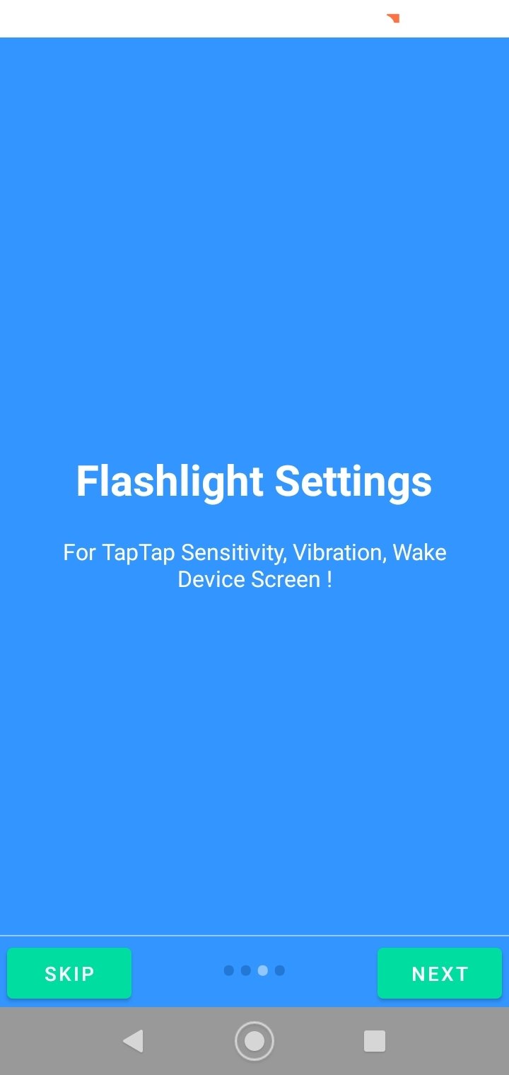 Tap Tap Flashlight screenshot 1