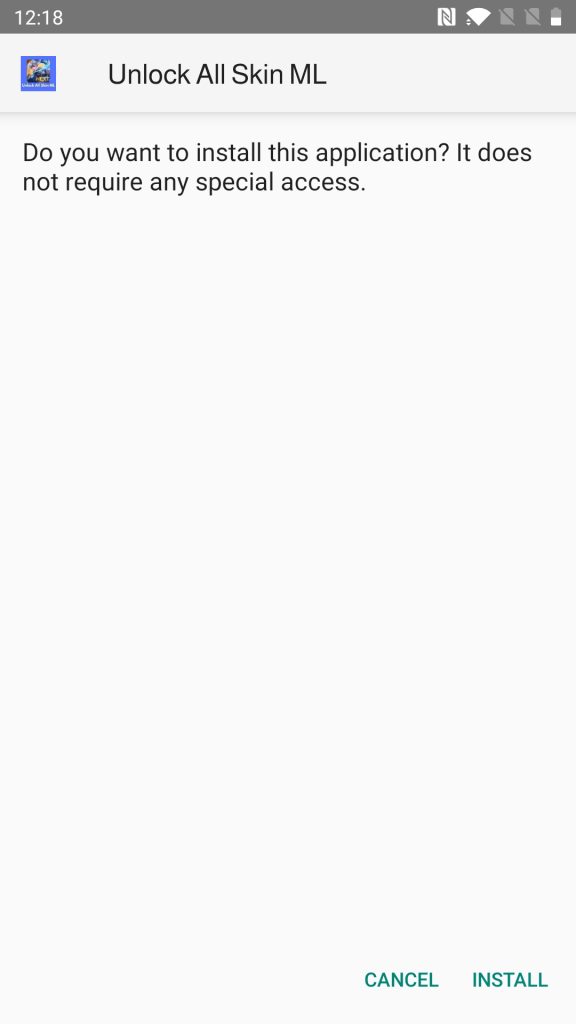 install Unlock All Skin ML APK