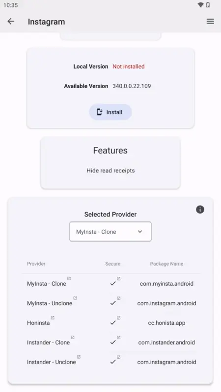 Update Me screenshot 1