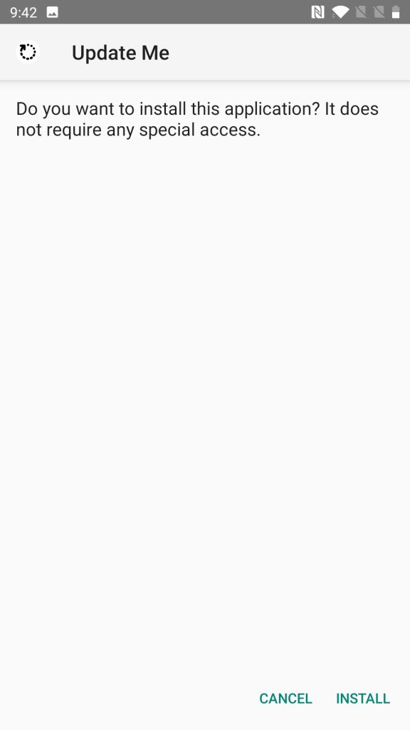 install Update Me APK