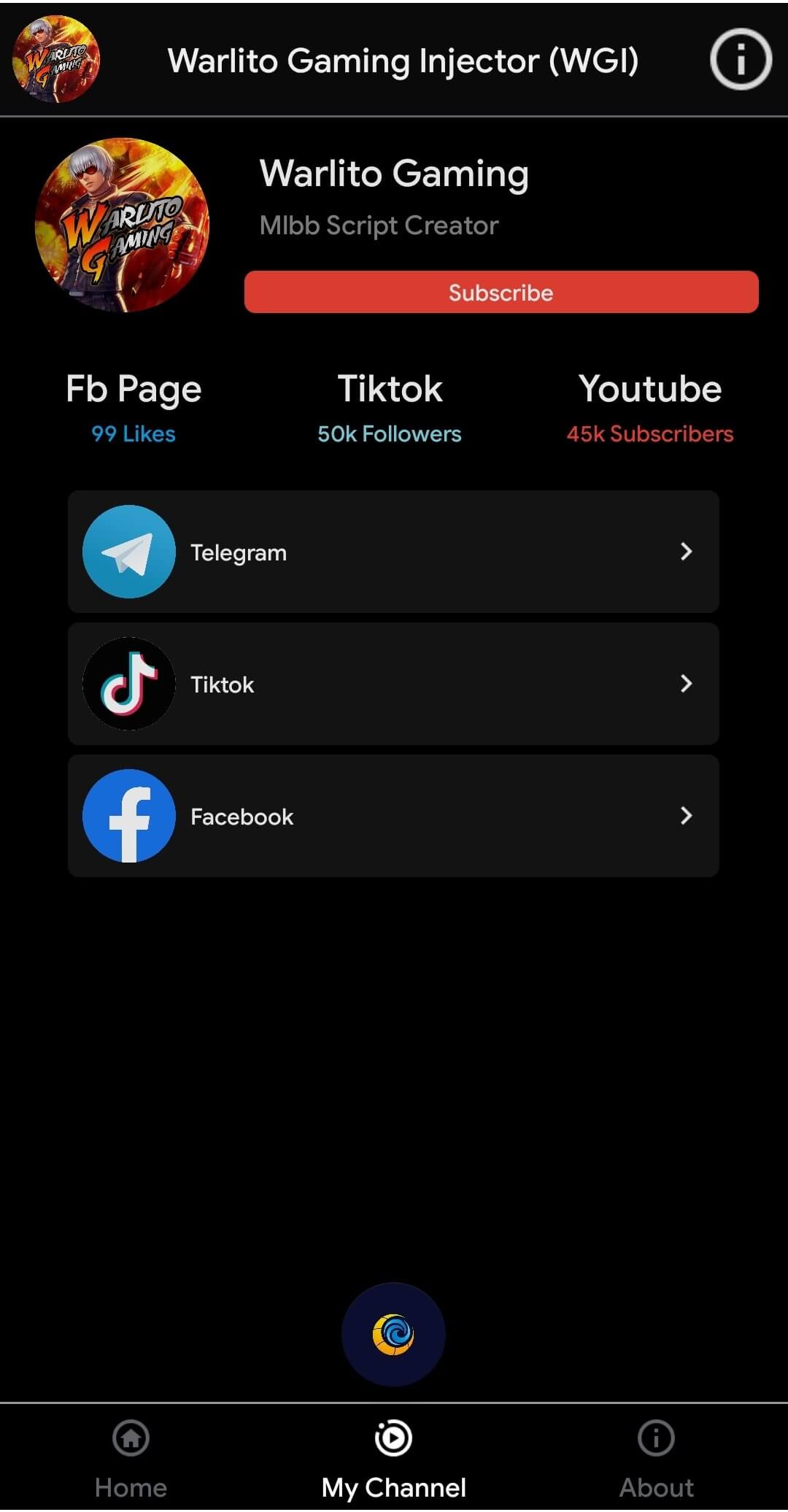 Warlito Injector screenshot 1
