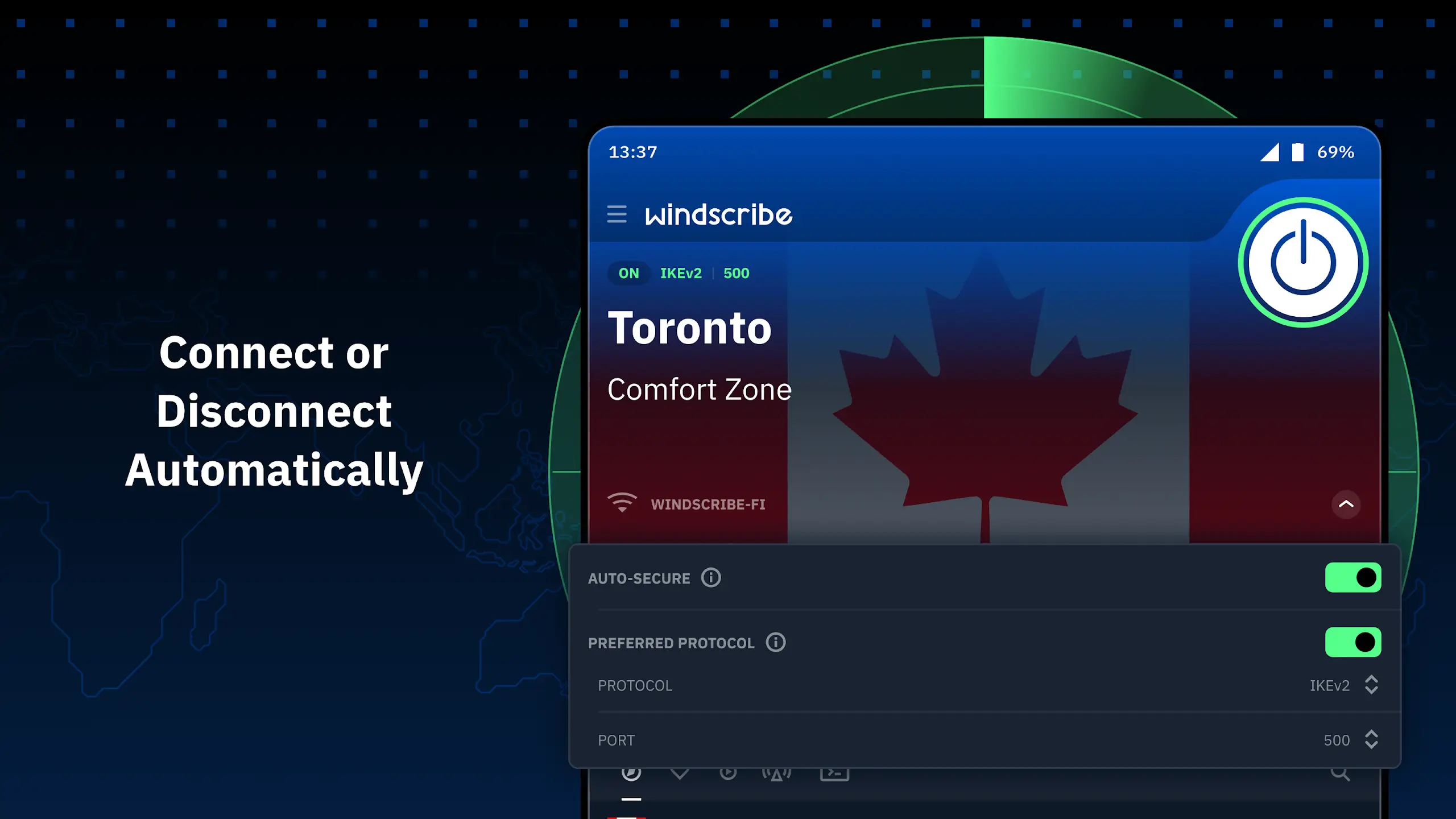 Windscribe screenshot 1