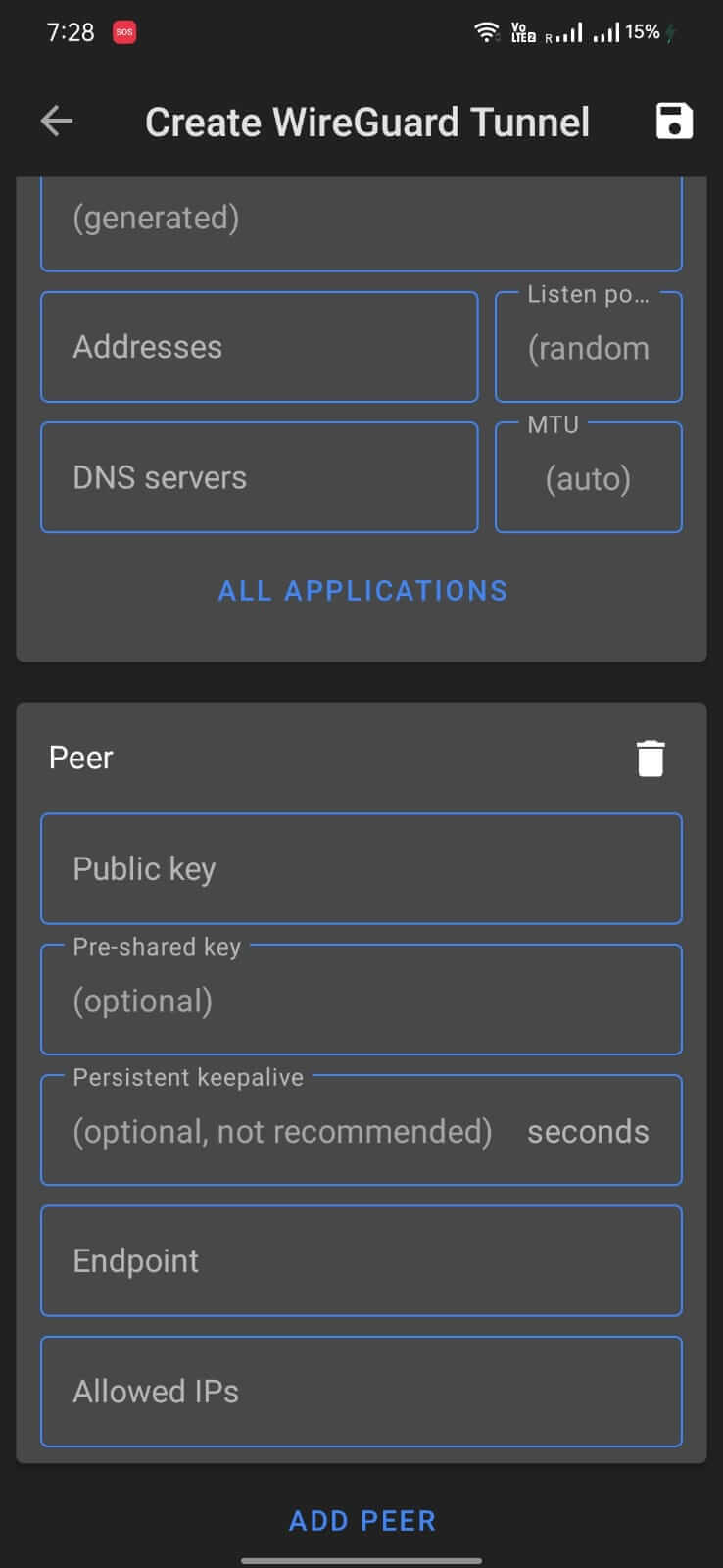 WireGuard screenshot 1
