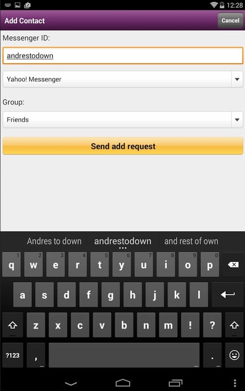 Yahoo Messenger screenshot 1