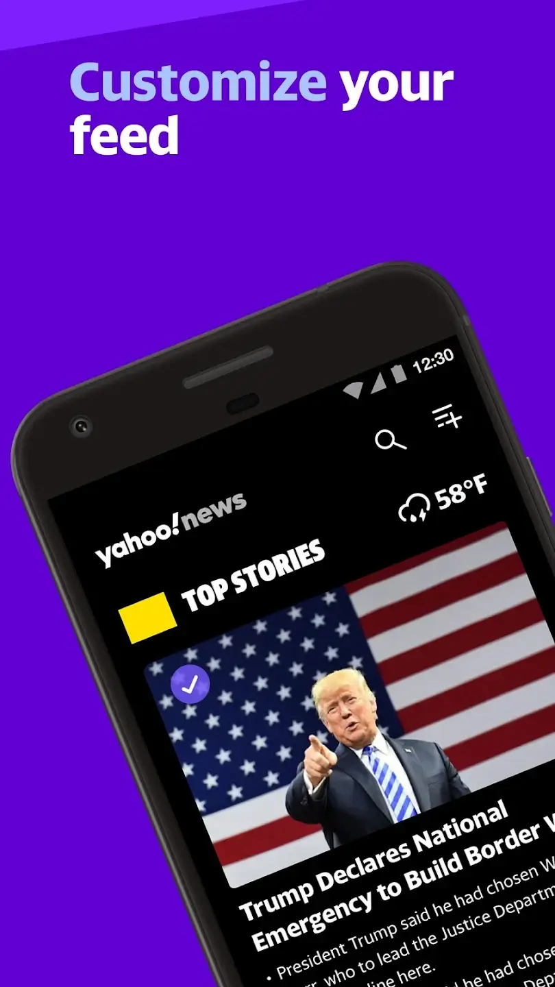 Yahoo Newsroom screenshot 1