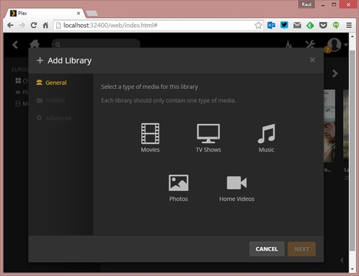Plex Media Server screenshot 1
