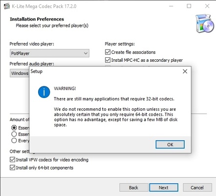 K-Lite Codec Pack (Mega) screenshot 1