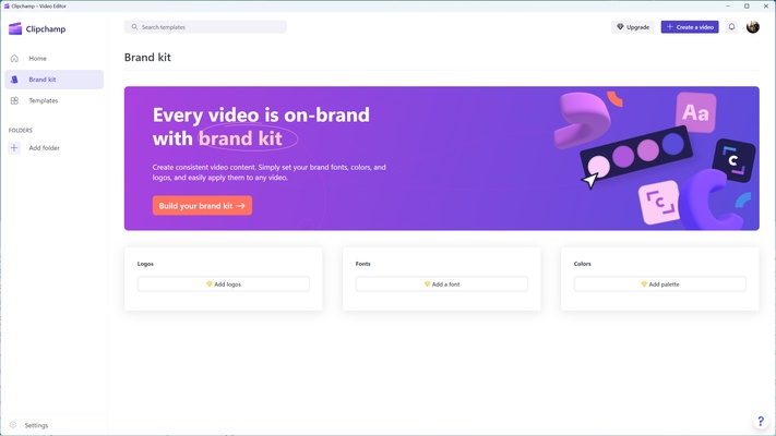 Clipchamp screenshot 1