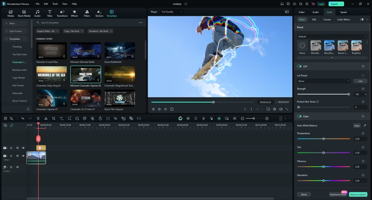 Wondershare Filmora screenshot 1