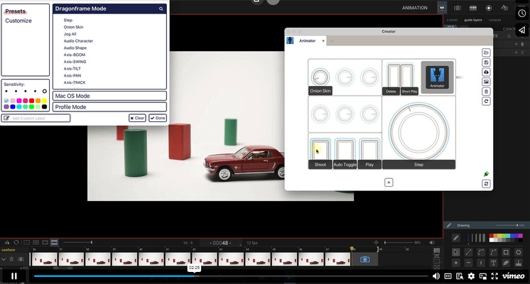 Dragonframe screenshot 1