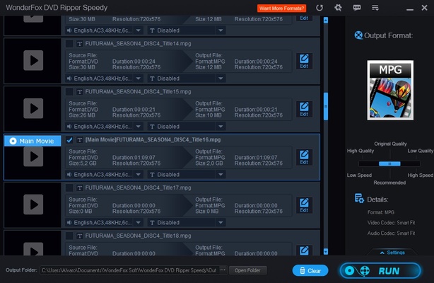 WonderFox DVD Ripper screenshot 1