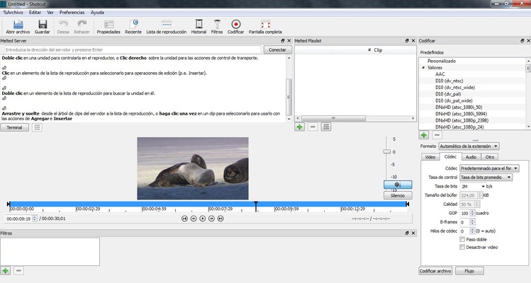 Shotcut screenshot 1