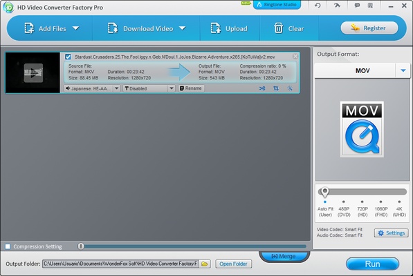 WonderFox HD Video Converter Factory Pro screenshot 1