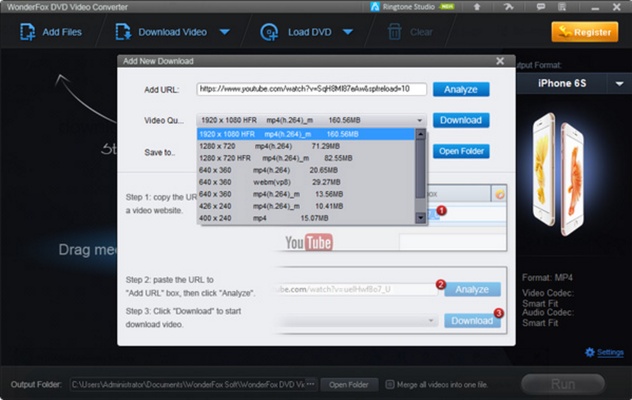WonderFox DVD Video Converter screenshot 1