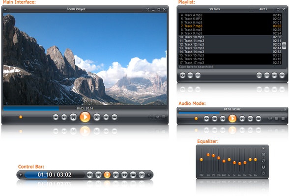 Zoom Player screenshot 1