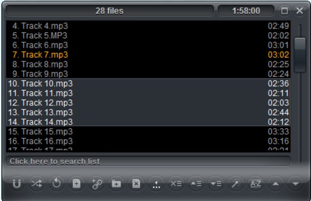Zoom Player screenshot 1
