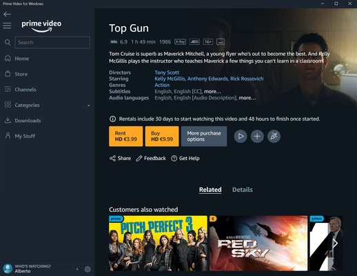 Amazon Prime Video screenshot 1