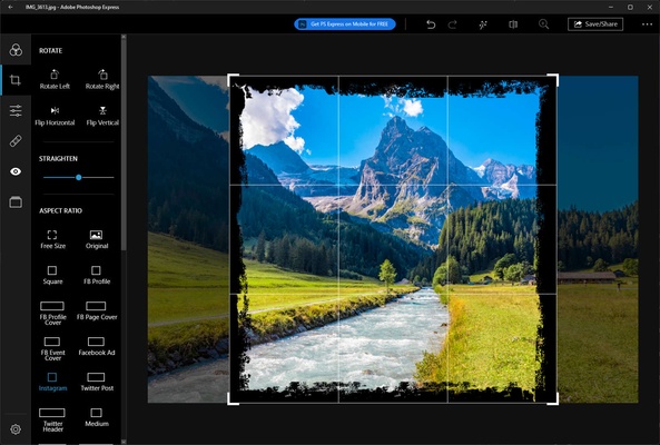 Adobe Photoshop Express screenshot 1