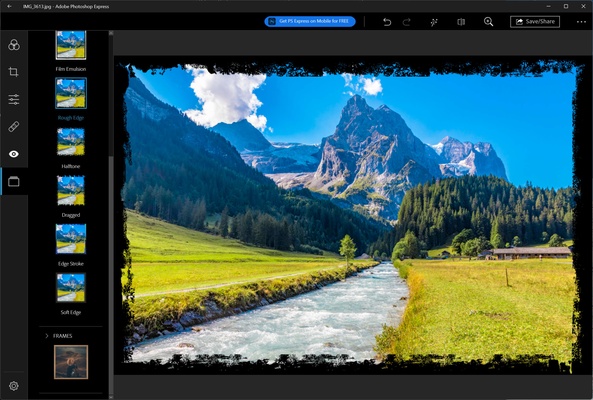 Adobe Photoshop Express screenshot 1