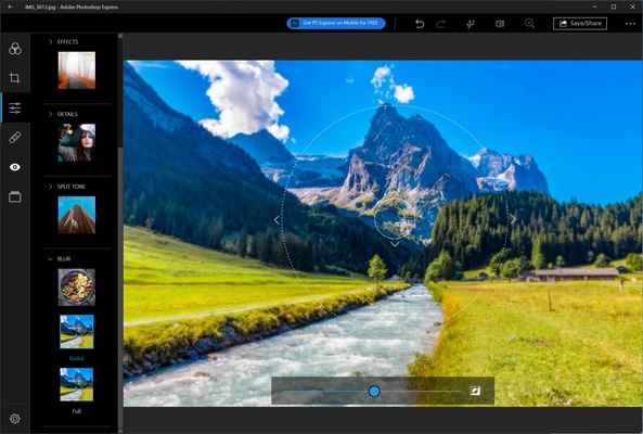 Adobe Photoshop Express screenshot 1