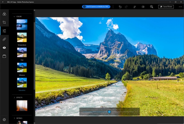 Adobe Photoshop Express screenshot 1